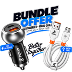 ZORO Bundle Offer – Fast Car Charger + Micro Data Cable