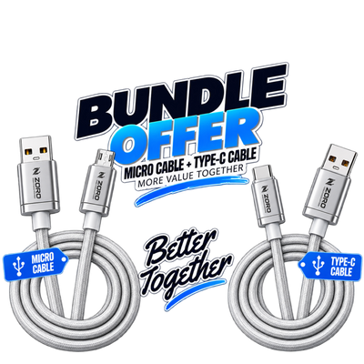 ZORO Micro USB + Type-C Cable Bundle Offer