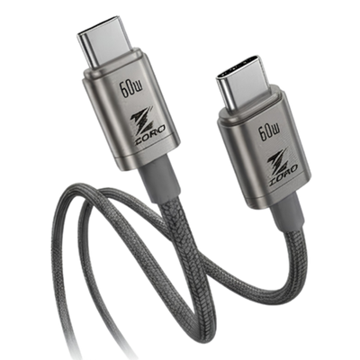 ZORO Z-505B C-C Fast Data Cable 60W Fast Charging