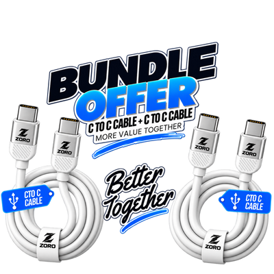 ZORO Type-C to Type-C Cable 2-Pack Bundle Offer