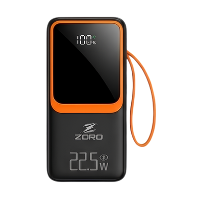 ZORO 20,000mAh Power Bank – 22.5W Fast Charging